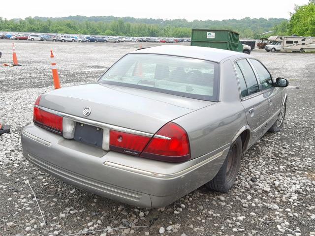 2MEFM74W71X674007 - 2001 MERCURY GRAND MARQ GRAY photo 4