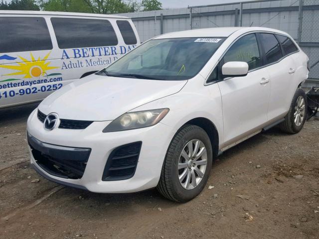 JM3ER2A57B0396553 - 2011 MAZDA CX-7 WHITE photo 2