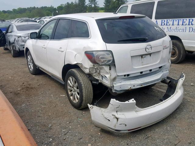 JM3ER2A57B0396553 - 2011 MAZDA CX-7 WHITE photo 3