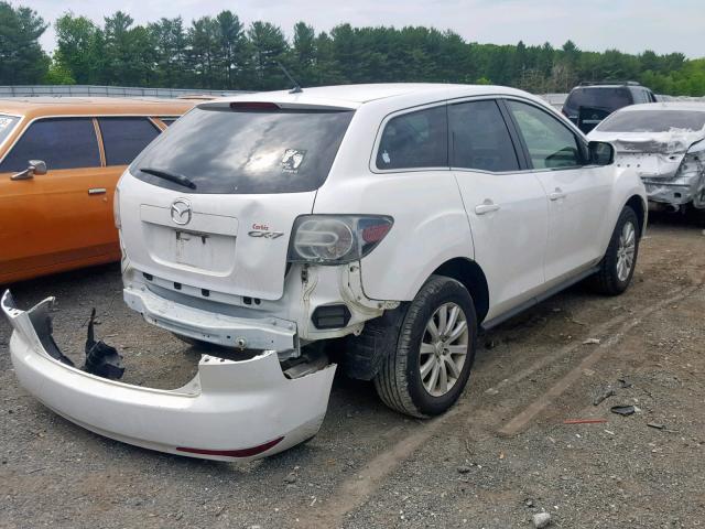 JM3ER2A57B0396553 - 2011 MAZDA CX-7 WHITE photo 4