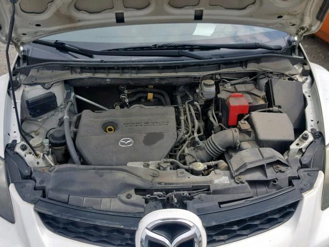 JM3ER2A57B0396553 - 2011 MAZDA CX-7 WHITE photo 7