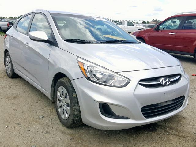 KMHCT4AE5HU343506 - 2017 HYUNDAI ACCENT SE SILVER photo 1