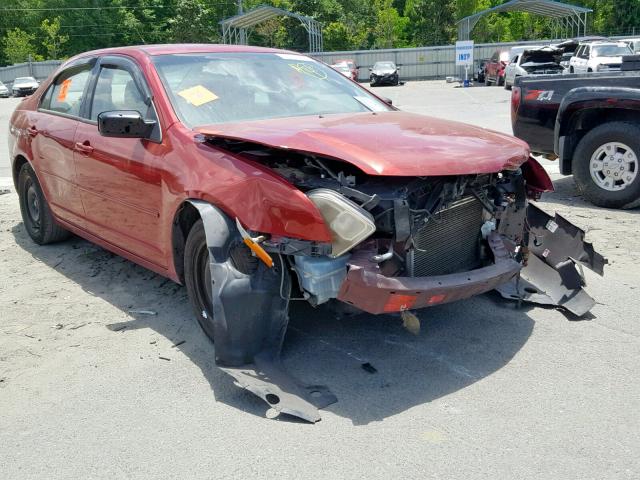 3FAHP06ZX7R251516 - 2007 FORD FUSION S RED photo 1