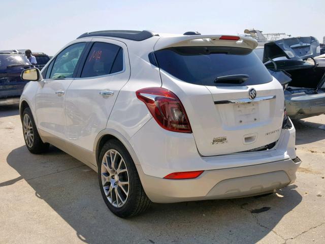 KL4CJ1SB2HB032618 - 2017 BUICK ENCORE SPO WHITE photo 3