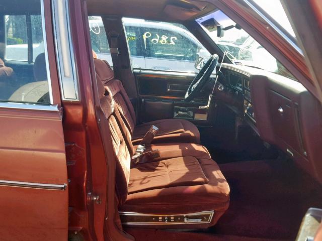 1G3AH69Y3EM740733 - 1984 OLDSMOBILE 98 REGENCY BURGUNDY photo 5