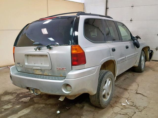 1GKDT13S342264159 - 2004 GMC ENVOY GRAY photo 4