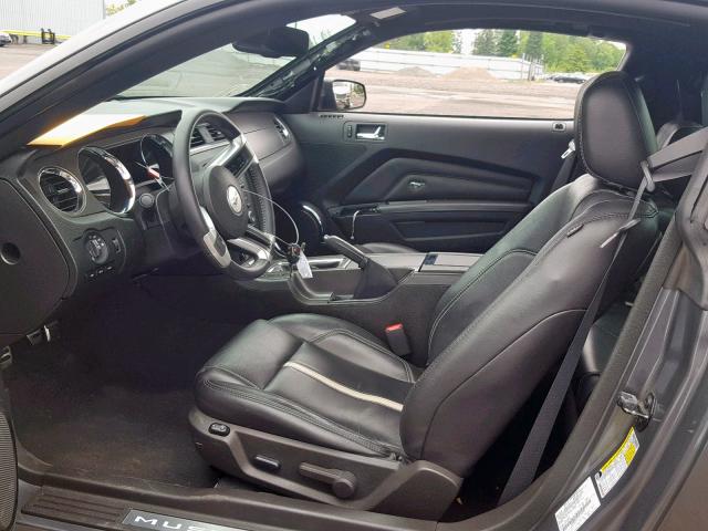 1ZVBP8CH7A5116141 - 2010 FORD MUSTANG GT GRAY photo 5