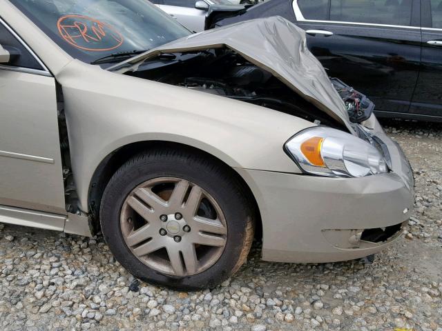 2G1WG5EK7B1308179 - 2011 CHEVROLET IMPALA LT BEIGE photo 10