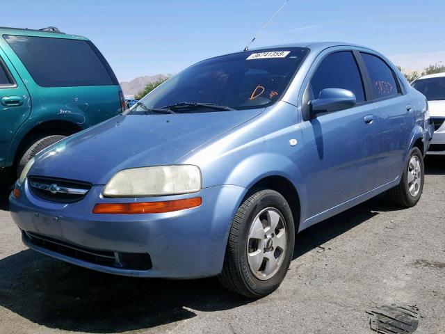 KL1TD566X6B548912 - 2006 CHEVROLET AVEO BASE Mavi foto 2