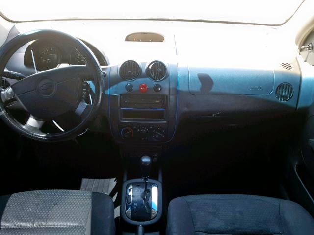 KL1TD566X6B548912 - 2006 CHEVROLET AVEO BASE Mavi foto 9