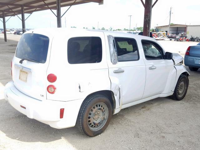 3GNDA13D66S634585 - 2006 CHEVROLET HHR LS WHITE photo 4