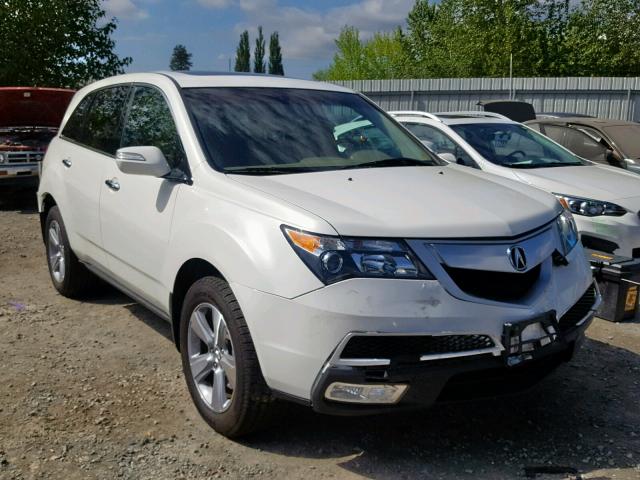 2HNYD2H29CH545262 - 2012 ACURA MDX WHITE photo 1