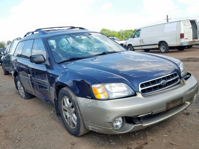 4S3BH665527661654 - 2002 SUBARU LEGACY OUT BLUE photo 9