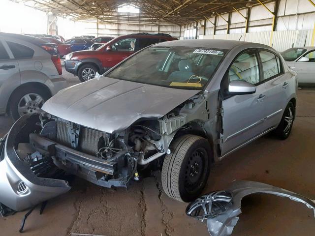 3N1AB6AP3CL675901 - 2012 NISSAN SENTRA 2.0 SILVER photo 2