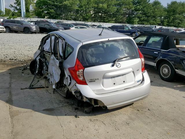 3N1CE2CP1EL405185 - 2014 NISSAN VERSA NOTE SILVER photo 3