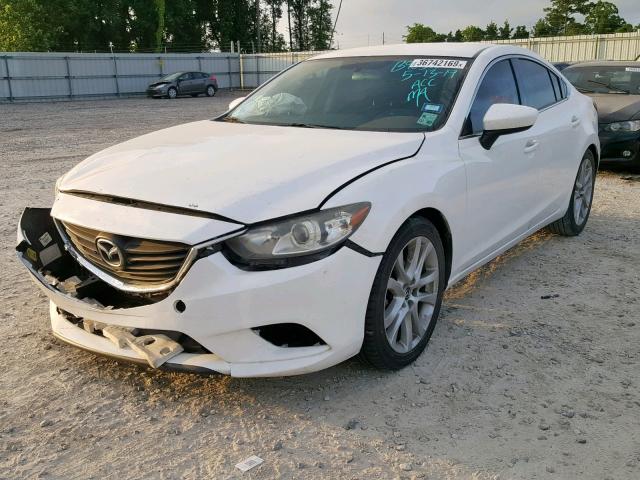 JM1GJ1V5XE1113039 - 2014 MAZDA 6 TOURING WHITE photo 2