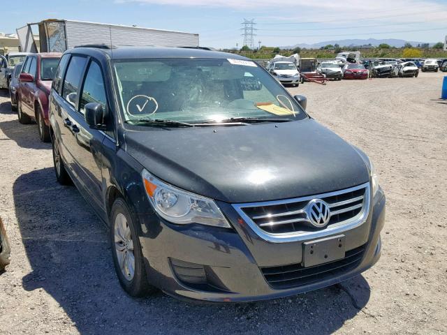 2C4RVABG6CR321298 - 2012 VOLKSWAGEN ROUTAN SE CHARCOAL photo 1