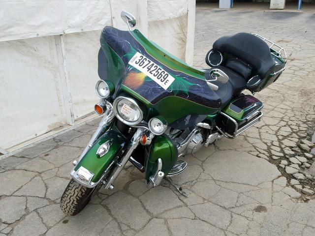 1HD1FCW1X6Y669728 - 2006 HARLEY-DAVIDSON FLHTCUI GREEN photo 2