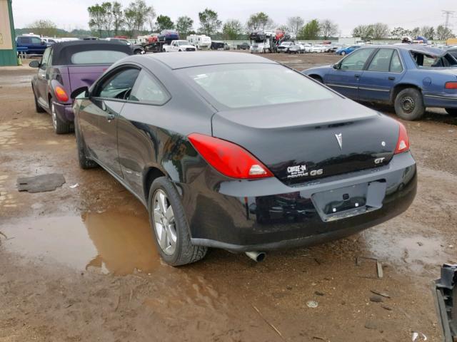 1G2ZH18N374198487 - 2007 PONTIAC G6 GT BLACK photo 3