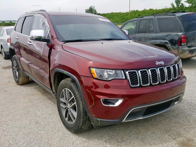 1C4RJFBG3HC711770 - 2017 JEEP GRAND CHER BURGUNDY photo 1