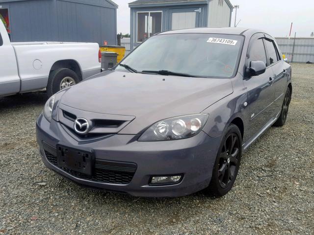 JM1BK344281856181 - 2008 MAZDA 3 HATCHBAC BLUE photo 2