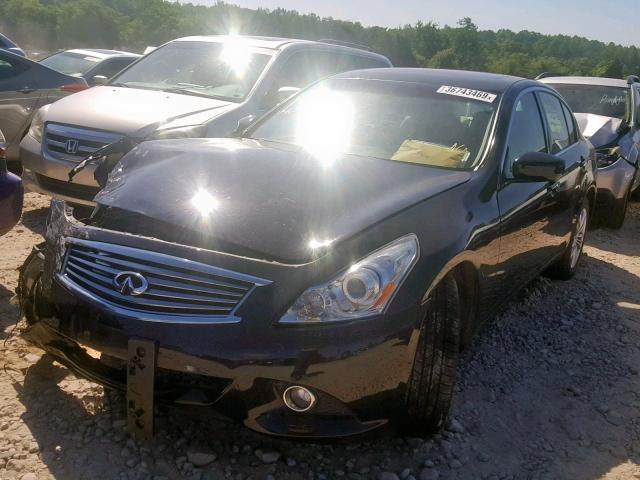 JN1CV6AR0CM970400 - 2012 INFINITI G37 BLACK photo 2