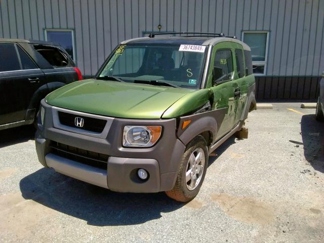 5J6YH28513L023792 - 2003 HONDA ELEMENT EX GREEN photo 2