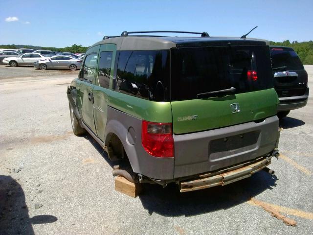 5J6YH28513L023792 - 2003 HONDA ELEMENT EX GREEN photo 3