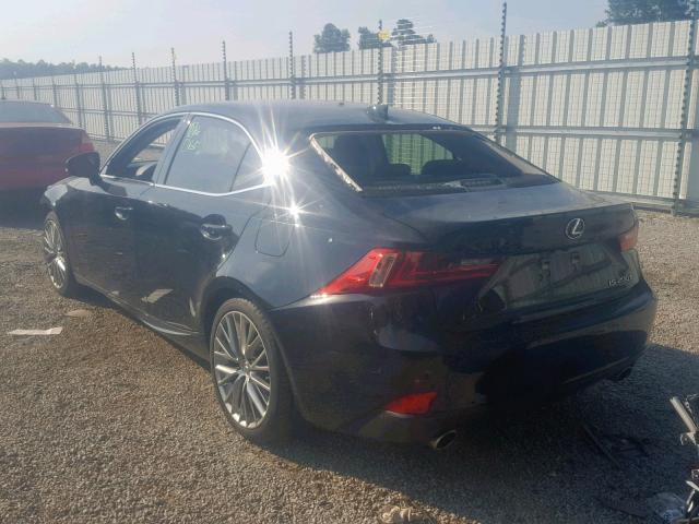 JTHBA1D25G5005245 - 2016 LEXUS IS 200T BLACK photo 3