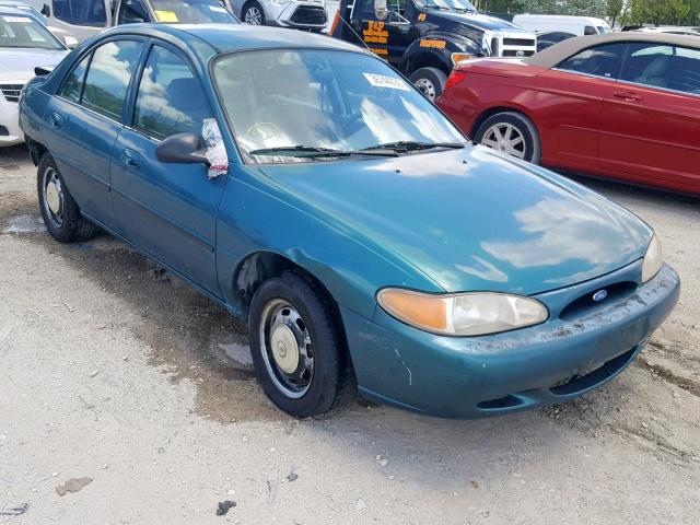 1FALP10P0VW210488 - 1997 FORD ESCORT GREEN photo 1