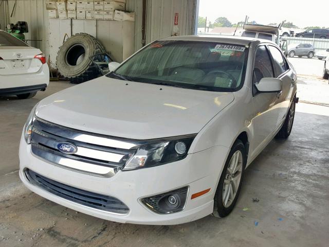 3FAHP0CG6AR271188 - 2010 FORD FUSION SEL WHITE photo 2