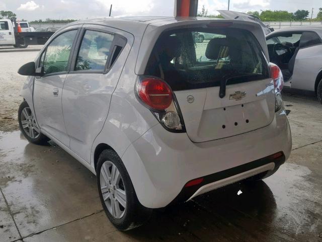 KL8CB6S98FC714884 - 2015 CHEVROLET SPARK LS WHITE photo 3