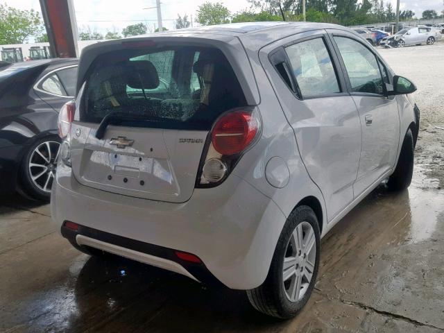 KL8CB6S98FC714884 - 2015 CHEVROLET SPARK LS WHITE photo 4