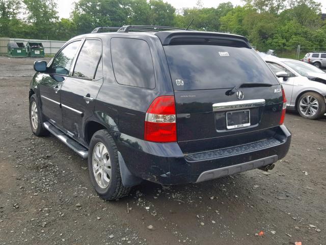 2HNYD18973H538494 - 2003 ACURA MDX TOURIN BLACK photo 3