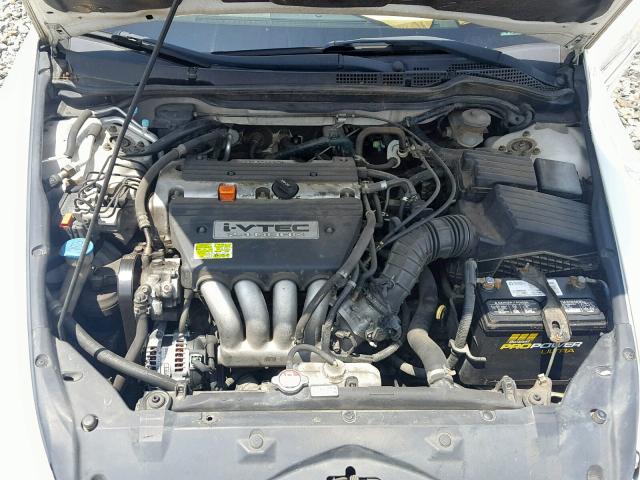 1HGCM56383A056400 - 2003 HONDA ACCORD LX WHITE photo 7