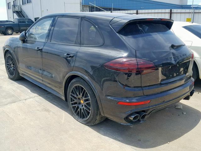 WP1AD2A22HLA80172 - 2017 PORSCHE CAYENNE GT BLACK photo 3