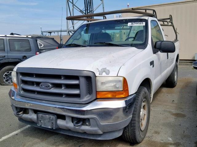 1FTNF20L61EC52494 - 2001 FORD F250 SUPER WHITE photo 2