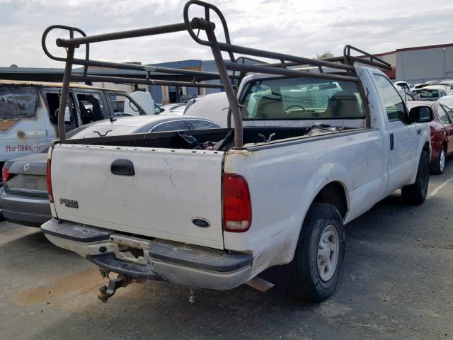 1FTNF20L61EC52494 - 2001 FORD F250 SUPER WHITE photo 4