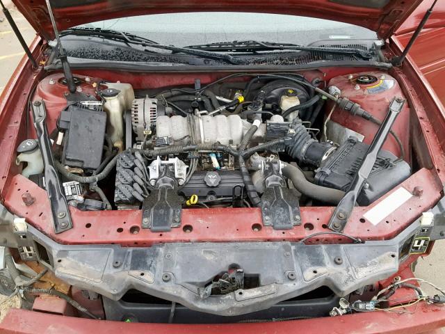 2G2WP522641353889 - 2004 PONTIAC GRAND PRIX MAROON photo 7
