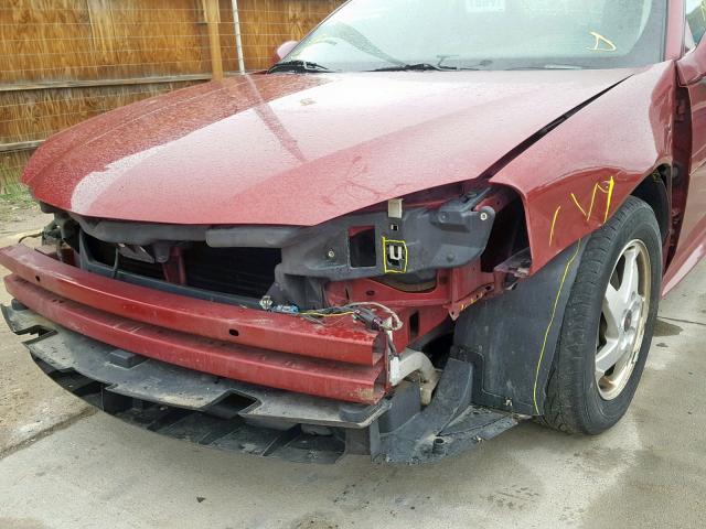 2G2WP522641353889 - 2004 PONTIAC GRAND PRIX MAROON photo 9