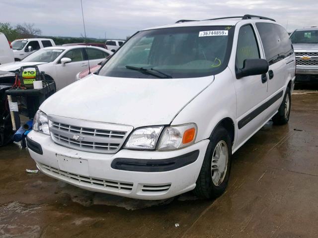 1GNDX03E23D256391 - 2003 CHEVROLET VENTURE WHITE photo 2