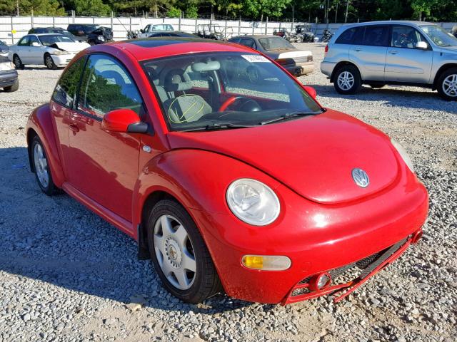 3VWCS21C21M418244 - 2001 VOLKSWAGEN NEW BEETLE წითელი ფოტო 1