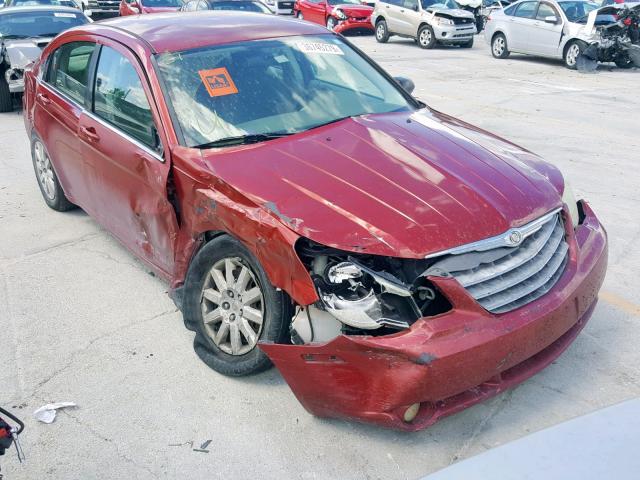 1C3LC46K98N240896 - 2008 CHRYSLER SEBRING LX RED photo 1