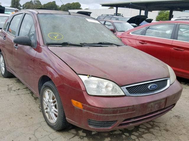 1FAFP37N97W294729 - 2007 FORD FOCUS ZX5 BURGUNDY photo 1