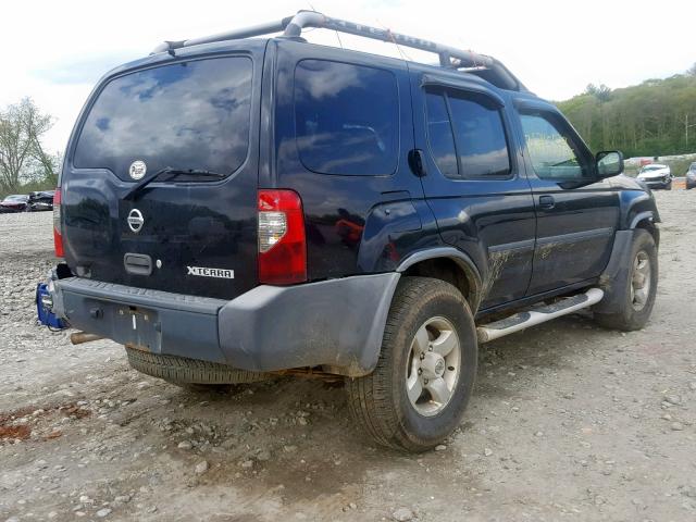 5N1ED28Y14C666171 - 2004 NISSAN XTERRA XE BLACK photo 4