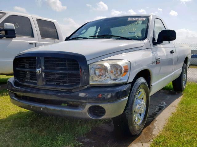 3D7KR26T79G511554 - 2009 DODGE RAM 2500 WHITE photo 2