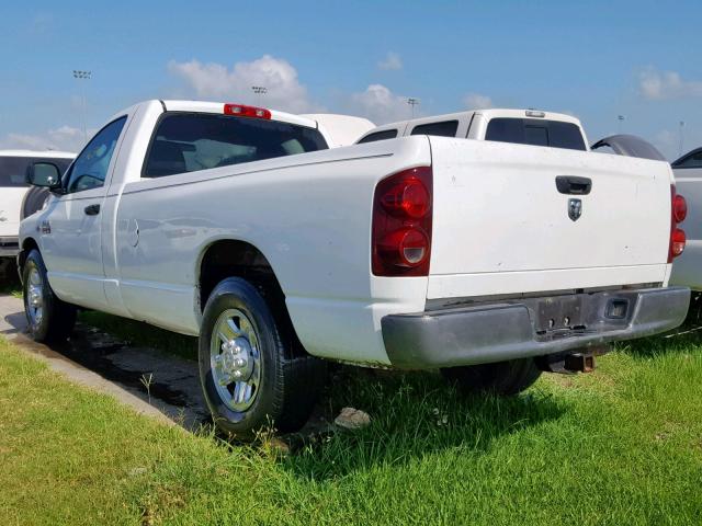 3D7KR26T79G511554 - 2009 DODGE RAM 2500 WHITE photo 3