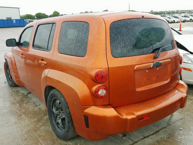 3GNDA23DX8S622254 - 2008 CHEVROLET HHR LT ORANGE photo 3