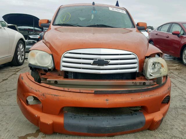 3GNDA23DX8S622254 - 2008 CHEVROLET HHR LT ORANGE photo 9