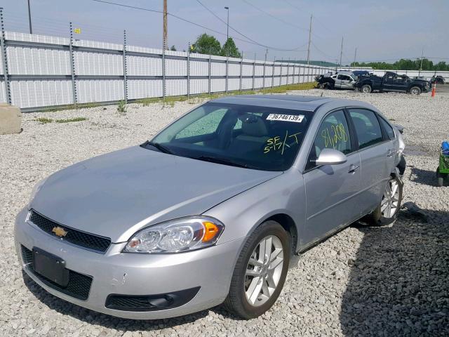 2G1WC5E30C1178249 - 2012 CHEVROLET IMPALA LTZ SILVER photo 2